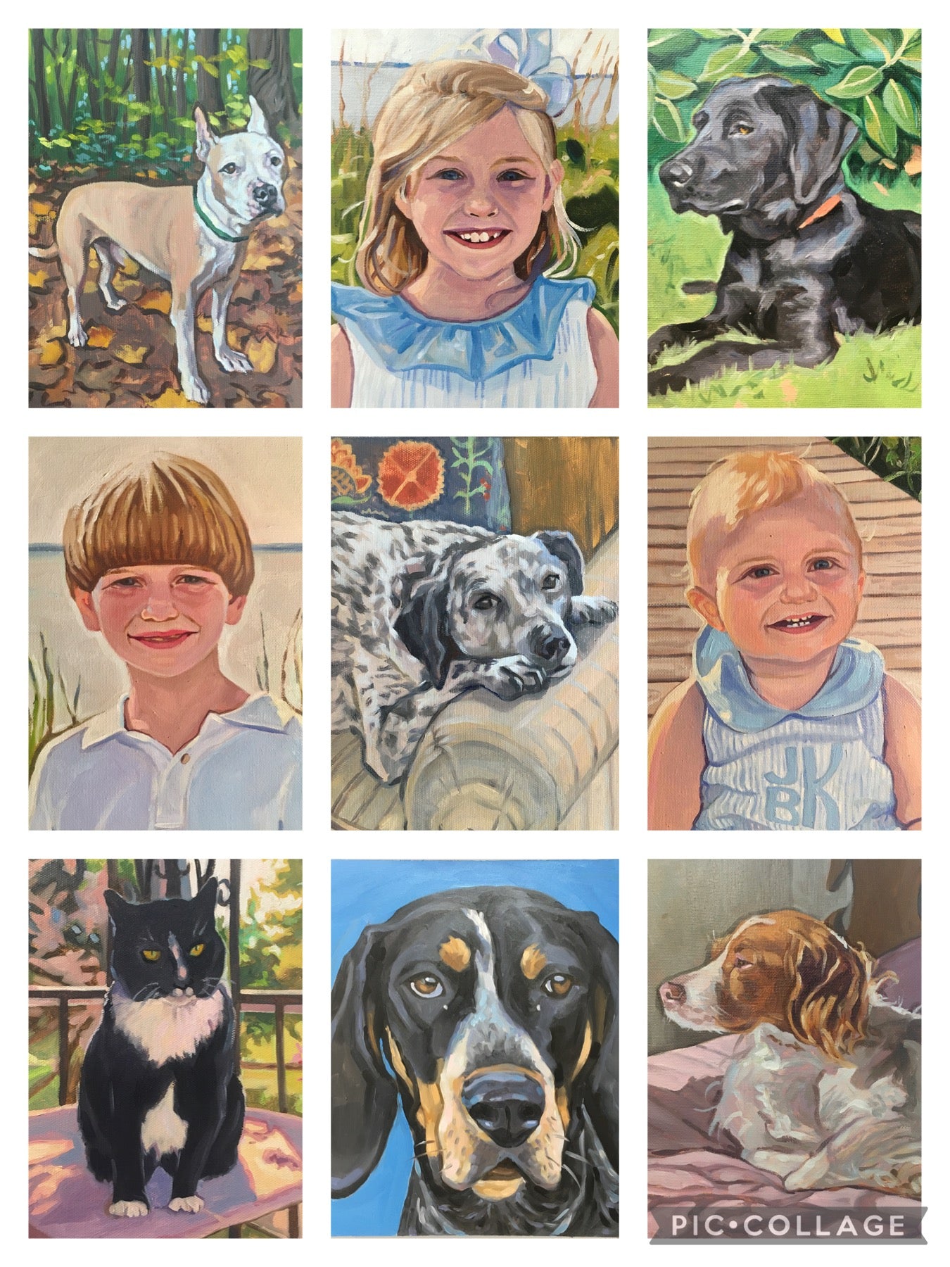 Custom Oil Portrait – original hand-painted fine art